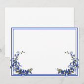 Invitation Blue Iris (Devant / Derrière)