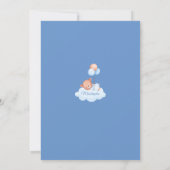 Invitation Blue Islamic Aqiqah for Baby Boy (Dos)