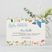 Invitation Blue Jay Bird (Debout devant)