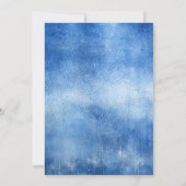 Invitation Blue Jean Baby Boy Douche (Dos)