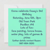 Invitation Blue Jean Denim Birthday (Dos)