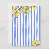 Invitation Blue Lemon Main Squeeze Bridal Shower (Dos)