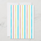 Invitation Blue Little Dragon à mi-chemin d'un 6 mois Anniver (Dos)