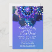 Invitation Blue Lotus Mandala (Devant)