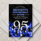 Invitation Blue Mens 95e anniversaire