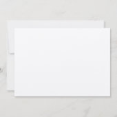 Invitation Blue Moon Hydrangea Mariage horizontal (Dos)