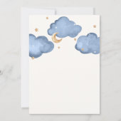 Invitation Blue Moon Stars Twinkle Twinkle Baby shower (Dos)
