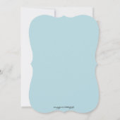 Invitation Blue Mustache Whale Chevron Boy Baby shower (Dos)