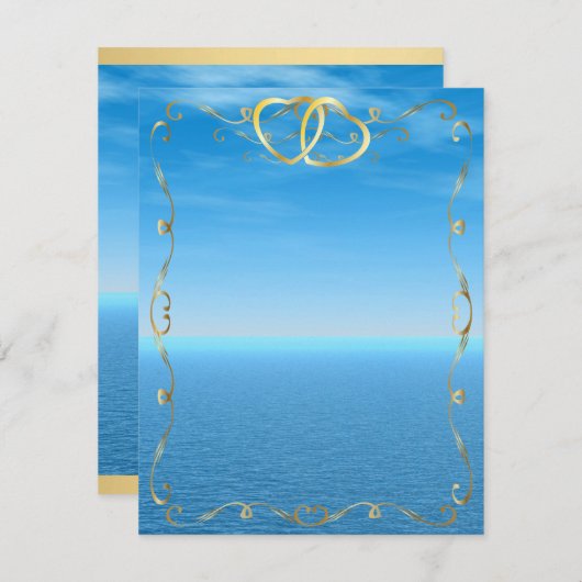 Invitation Blue Ocean4 (Devant / Derrière)