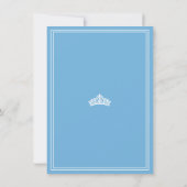 Invitation Blue Once Upon A Time Princess Baby Shower (Dos)