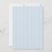 Invitation Blue Pastel Nautical Sail Bateau 1er Anniversaire (Dos)