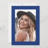 Invitation Blue Photo Graduation Party (Dos)