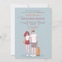 Invitation Blue pour la Nuit de Noce