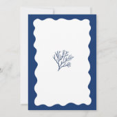 Invitation Blue Quirky Whale Anniversaire (Dos)