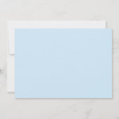 Invitation Blue Shell Save the Date Wedding Card (Dos)