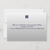 Invitation ©Blue Silver Dragon-Phoenix Mariage chinois (Dos)