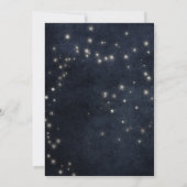 Invitation Blue Silver Reach for Stars Celestin Graduation (Dos)