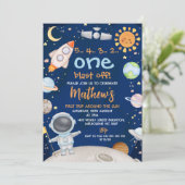 Invitation Blue Space Premier voyage autour du soleil 1er ann (Debout devant)