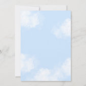 Invitation Blue Spanish piece of heaven baby shower (Dos)