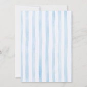 Invitation Blue Stripes Baby Shower Cielito Lindo Talavera (Dos)