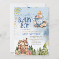 Blue Sweet Baby Boy Gingerpain Maison Baby shower