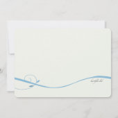 Invitation Blue Swirls (Dos)