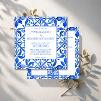 Blue Talavera tuiles espagnoles tout en un mariage