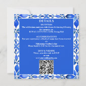 Invitation Blue Talavera tuiles espagnoles tout en un mariage (Dos)