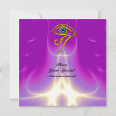 Invitation BLUE TALISMAN, violet violet violet violet blanc (Dos)