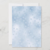 Invitation Blue Teddy Bear 1er anniversaire (Dos)