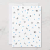 Invitation BLUE Twinkle Twinkle Little Star Baby shower (Dos)