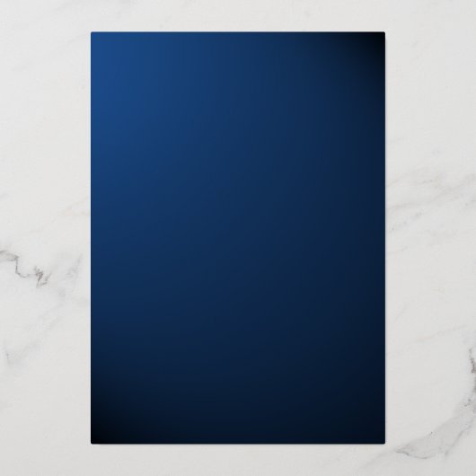 Invitation Blue Wave Bar Mitzvah Foil (Verso)