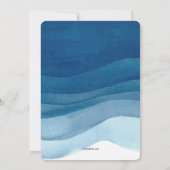 Invitation Blue Waves Bar Mitzvah (Dos)