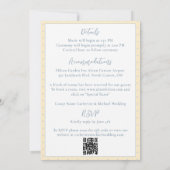 Invitation Blue White Hydrangeas Elegant Budget Wedding (Dos)
