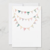 Invitation Blue Woodland Party Animaux Anniversaire Invitatio (Dos)