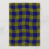 Invitation Blue Yellow Plaid Checker Seamless Pattern (Dos)