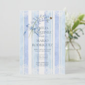 Invitation Bluebells & Bees Heritage Hive Studio Wedding (Debout devant)