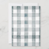 Invitation Blueberries & Baby shower pour petits garçons de B (Dos)