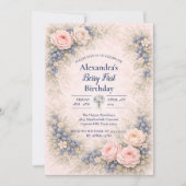 Invitation Blueberry Berry First Garden 1st Birthday (Devant)