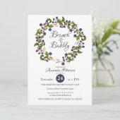 Invitation Blueberry | MARIAGE BRUNCH & Bubbly (Debout devant)