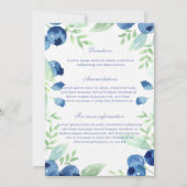 Invitation Blueberry Midsummer Rustic Berry Mariage (Devant)