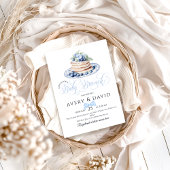 Invitation Blueberry Pancake Baby Brunch Baby shower Garçon
