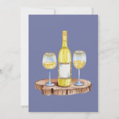 Invitation Blueberry Sunshine Typographie Brunch & Bubbly (Dos)