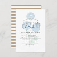 Blueberry Trio | Berry Watercolor Anniversaire Bas