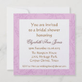 Invitation Bluebird & Damask (Dos)