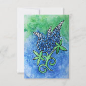 Invitation Bluebonnets du Texas (Devant)