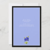 Invitation Bluebonnets texans sur Slate Blue Spring, Save Dat (Dos)