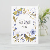 Invitation Blues Bon rétablissement (Debout devant)