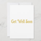 Invitation Blues Bon rétablissement (Dos)