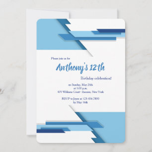 Invitation Blues de gauche à droite